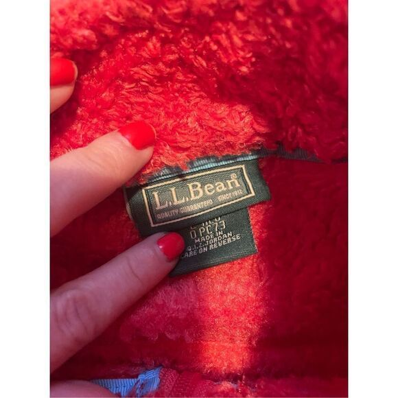 L.L. Bean polartec high pile berber full zip fleece size large - Picture 7 of 10